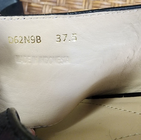 Geox Respira "Thelma" leather wedges sz 37.5 - Picture 12 of 15